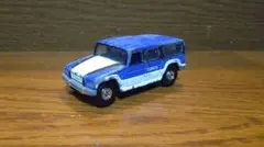 トミカ ハマー H2 青白 SUV 働く車 ミニカー 外車