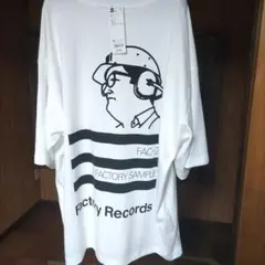 GU Factory Records グラフィックT ホワイト XL