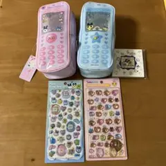 たまごっちペンケース&メモパッド&プチドロップシール&ボンボンドロップシール