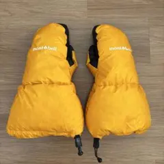 【美品】mont-bell ダウンミトン 収納袋付き
