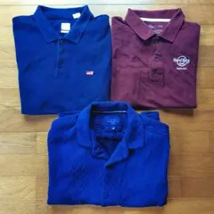 ポロシャツ 3枚セット　Levi's / Hard Rock Cafeのサムネイル