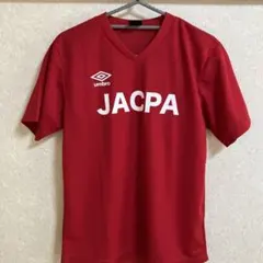 Umbro 赤 JACPA Vネックシャツ
