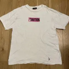 FR2 うさぎ　半袖　Tシャツ　トップス　ピンク　白　ロゴ　Lのサムネイル