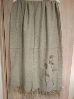 LAURA ASHLEY 花柄刺繍 ストール マフラー　ローラアシュレイ