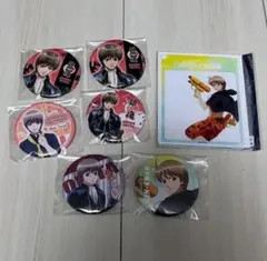 銀魂 沖田総悟 缶バッジ アクリルキーホルダー 7点 セット