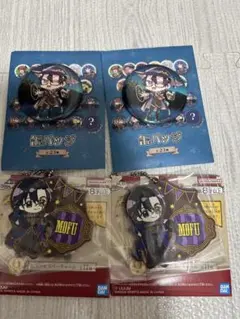 カラフルピーチ　もふ　缶バッジ　ラバーチャーム