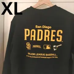 MLB公式 サンディエゴ・パドレス スウェット トレーナー 黒　ＬＬ