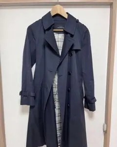トレンチコート　ネイビー　38サイズ