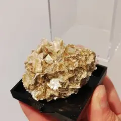 最高級ゴールデンマイカ原石クラスター金フロゴパイト雲母きららモスコバイト天然石②