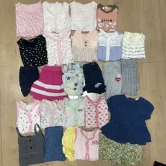 70〜80サイズ　子供夏服　女の子　25点セット　まとめ売り