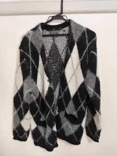 新品 SANDRO カシミヤ混 ケーブル編みポロニット 半袖 ニット 希少