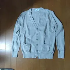 JK グレー スクールカーディガン