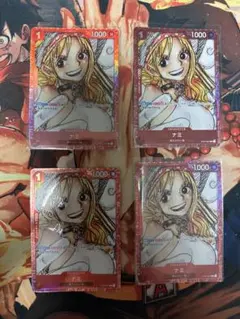 ナミ　プレミアムカードコレクション　プロモ　パラレル　4枚セット