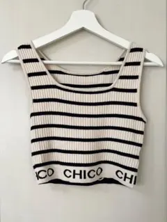 CHICO ストライプ タンクトップ