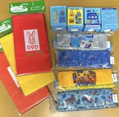 茉莉花 ニコアンド　巾着ポーチ全種類　ニンジンウサホルダー　レッド＆イエロー