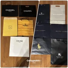 【11点まとめ売り】ブランドショッパー CHANEL FENDI CELINE