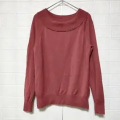 UNIQLO ユニクロ (L)　エクストラファインメリノ ボートネックセーター