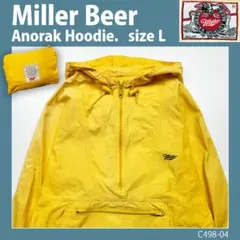 アノラックパーカー　ナイロンジャケット　プルオーバー　L　メンズ古着ヴィンテージ