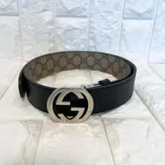 【 GUCCI 】リバーシブル GGスプリームベルト男女兼用（正規品）