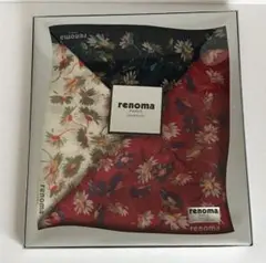 renoma ハンカチ ３枚セット箱入り　未使用長期保管品