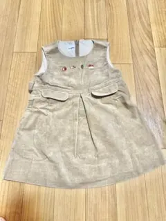 ☆Xmas、年末価格☆ familiar コーデュロイジャンバースカート 80