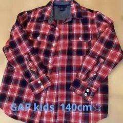 GAP kids 長袖チェックシャツ 140cm⭐︎