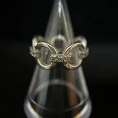 【良品】4℃ シルバー リング ストーン付き　26073105のサムネイル