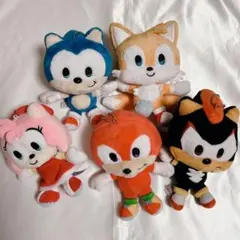 ラウンドワン限定 ソニック ぴょこぴょこぬいぐるみ コンプリート