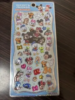 正規品　ミッキー&フレンズ　ディズニー　プチドロップステッカー