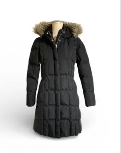 美品エディバウアー ロングダウンコート2Way Sサイズブラック 黒