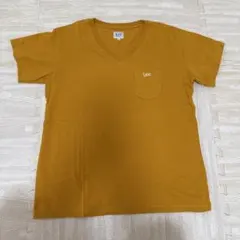 Lee Vネック ポケットTシャツ マスタード Lのサムネイル