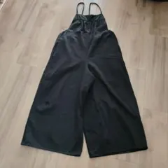 Samansa Mos2 ブラック サロペット サイズF