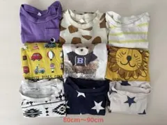 80cm 90cm 半袖 Tシャツ まとめ売り 男の子 保育園着 公園着