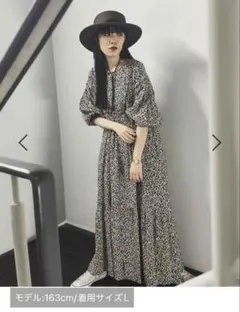 ［MODE NORM CORE］ 2WAY マキシプリントワンピース