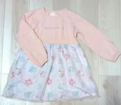 定価3190円バンダイアパレル　ワンダフルプリキュア　裏起毛ワンピース