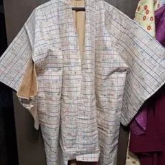 絣 小紋リメイク 素材 、練習用としてどうぞのサムネイル