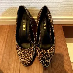 COLZA 豹柄　ハイヒール　LLサイズ　自宅保管