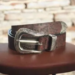 ウエスタンベルト y2k アメカジ 古着 グランジ シティボーイ wb49-6