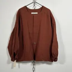 新品未使用ZARA 半袖シャツ ブラウス テラコッタカラー - メルカリ