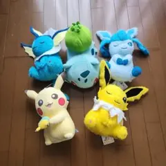 ポケモン ぬいぐるみ 5体セット - メルカリ