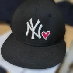 NEW ERA 9FIFTY ヤンキース ハート刺繍 キャップ