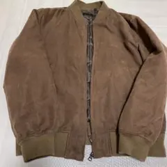 ブラウン スエード ジャンパー Mサイズ