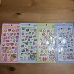 tamagotchi 3Dステッカー 4枚セット