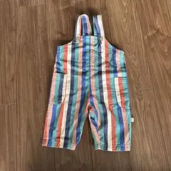 ストライプ オーバーオール 80サイズ