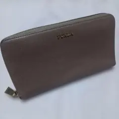 FURLA ラウンドファスナー 長財布 グレージュのサムネイル
