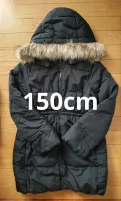 美品 GAP KIDS XL 150cm ブラックダウンコート