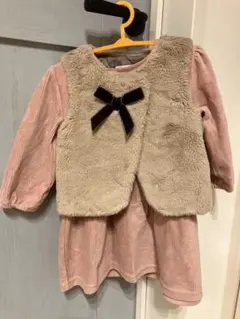 SLAP SLIP ファーベスト　ワンピースセット