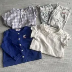 80サイズ　可愛いのセット売り　お出かけ服