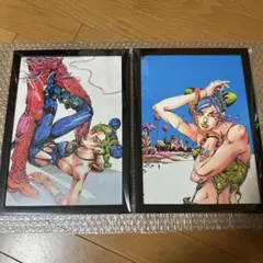 ジョジョの奇妙な冒険　額付きポスター　ストーンオーシャン　徐倫　2枚セット