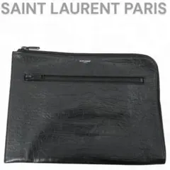 週末特別値下げSAINTLAURENT サンローラン クラッチバッグ クロコ型 YVES SAINT LAURENT イヴ・サンローラン クラッチバッグ イヴサン